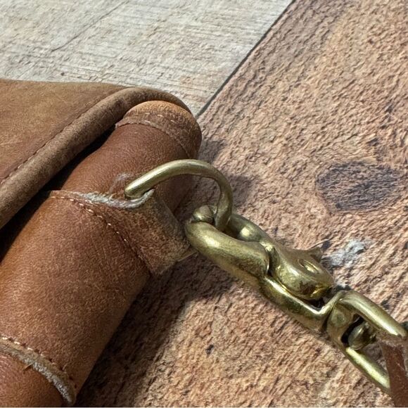 RARE COACH Morgan Glove Tanned Leather Brass Briefcase Made in USA 0602-307 - Picture 10 of 15